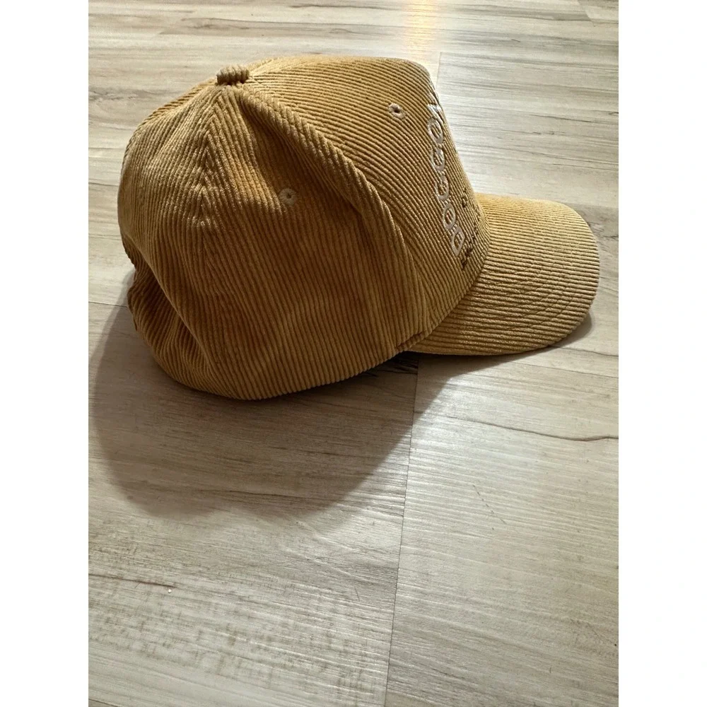 Out Yonder Co Doggone Cowboy‎ Snapback Hat Tan Corduroy